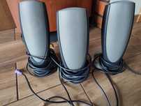 WYPRZEDAŻ! 3 X głośniki komputerowe Altec Lansing+ długie kable