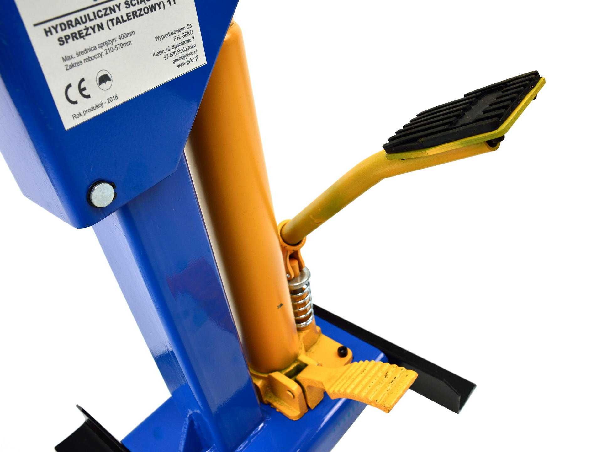 Ściągacz hydrauliczny do sprężyn 1T talerzowy G02077