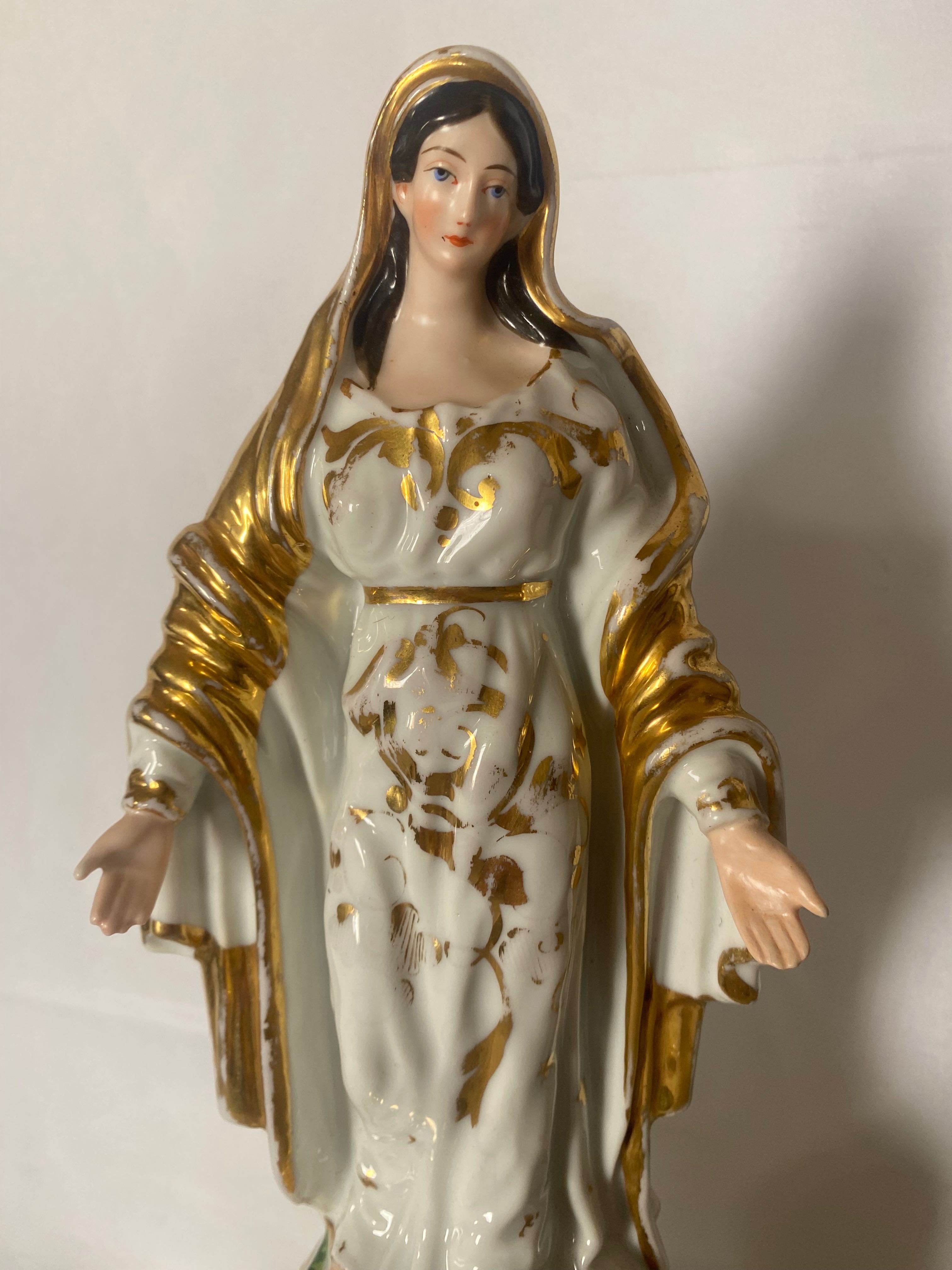N Sra das Graças em porcelana