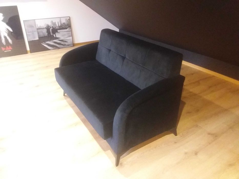 Sofa 2-osobowa z litego drewna