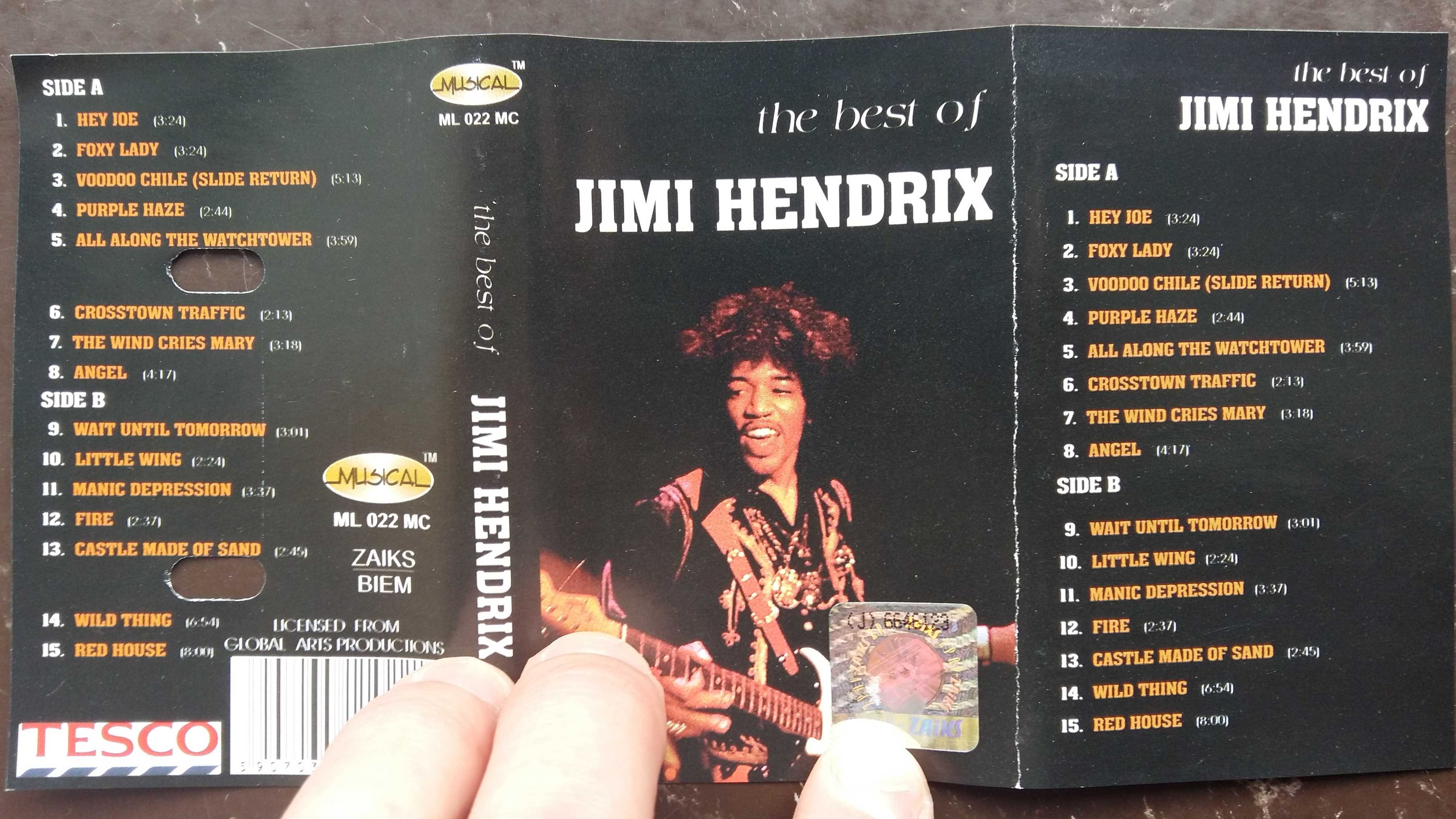 Kaseta magnetofonowa Jimi Hendrix- The Best of