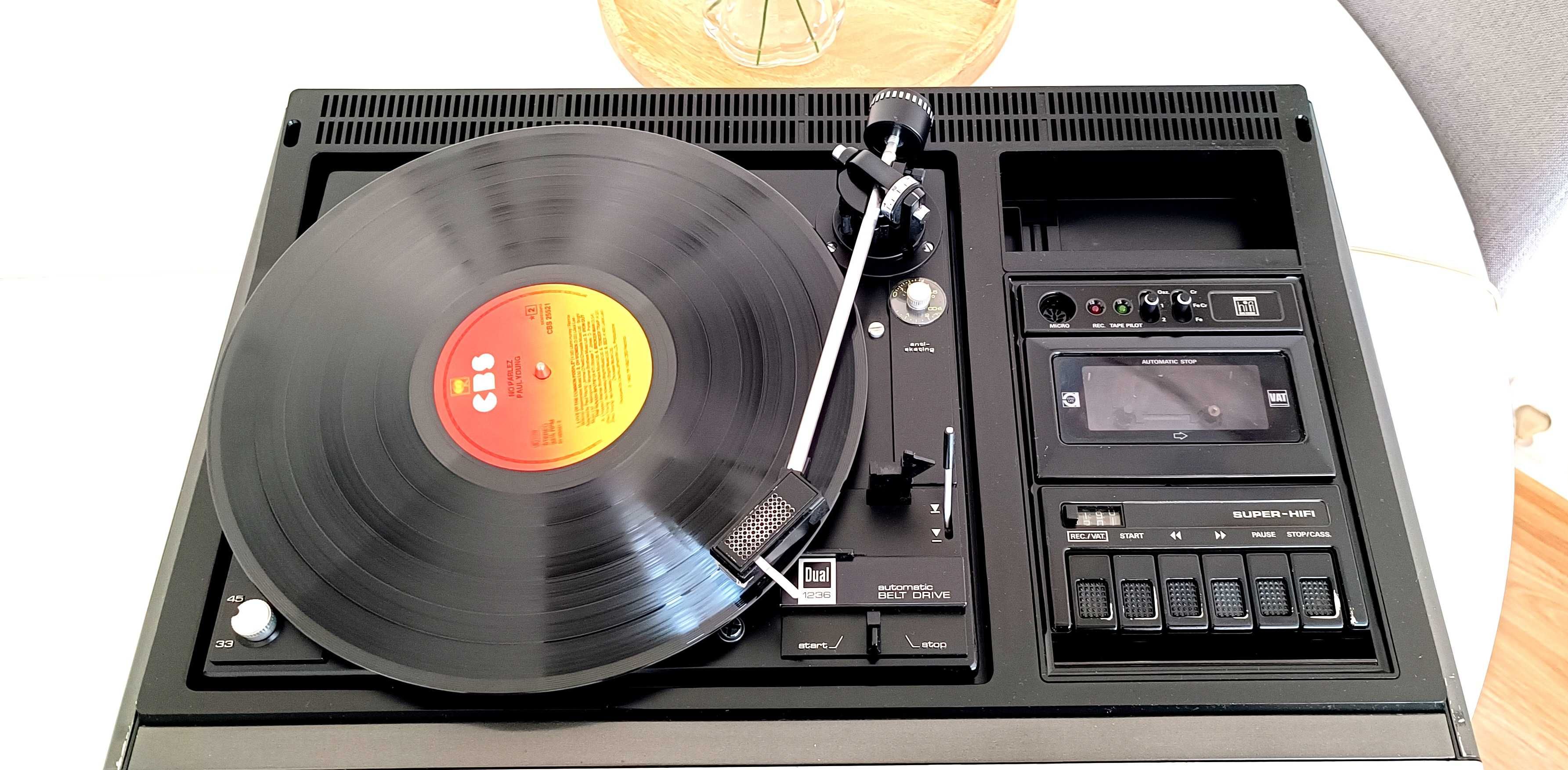 Combo Stacja stereo Hi Fi GRUNDIG RPC 200 z gramofonem DUAL 1236