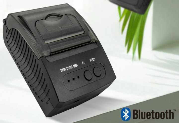 Беспроводной термочековый принтер NT-1809, 58мм Bluetooth, Android/IOS