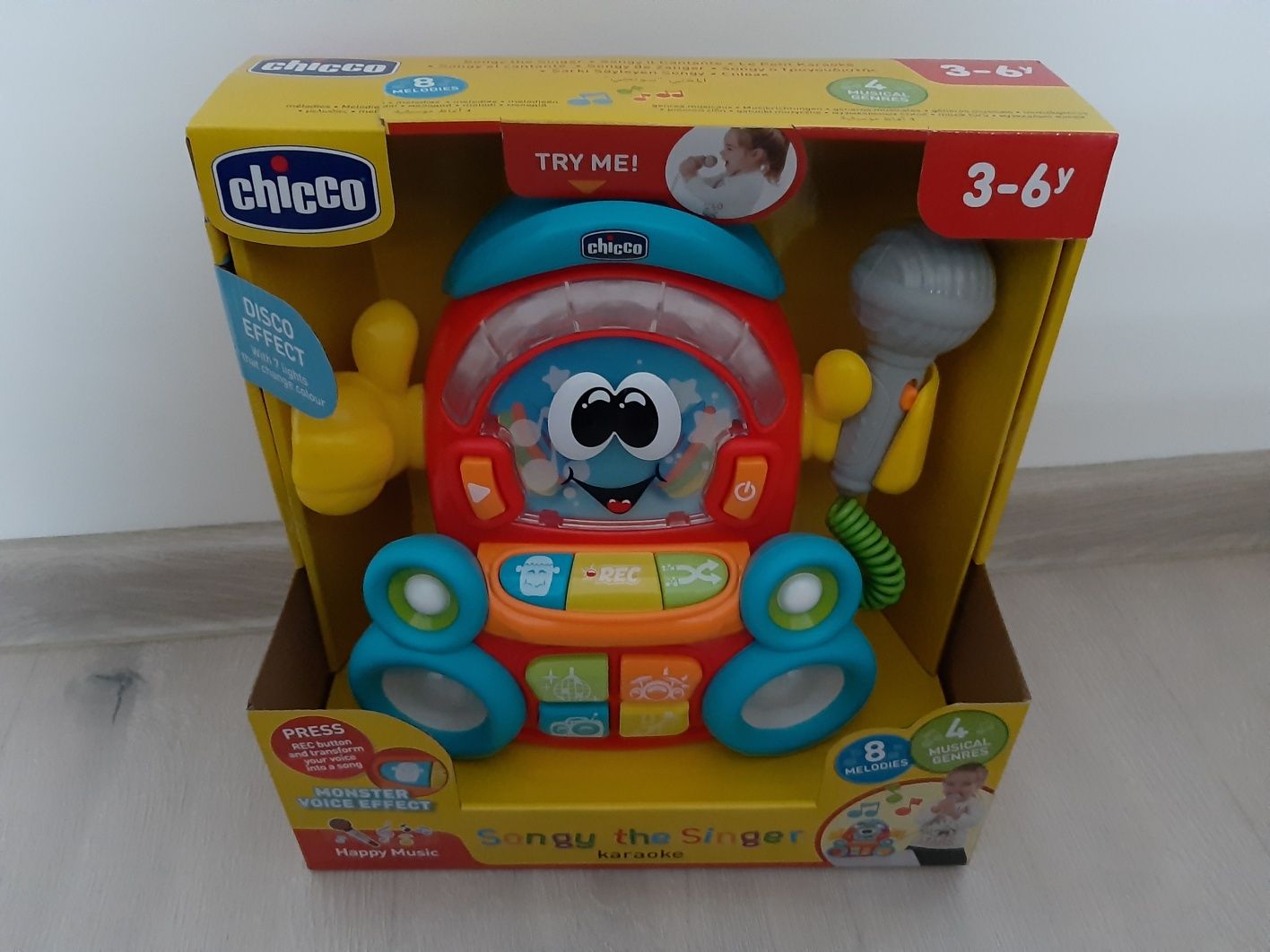 Chicco Śpiewak Songy karaoke nowy