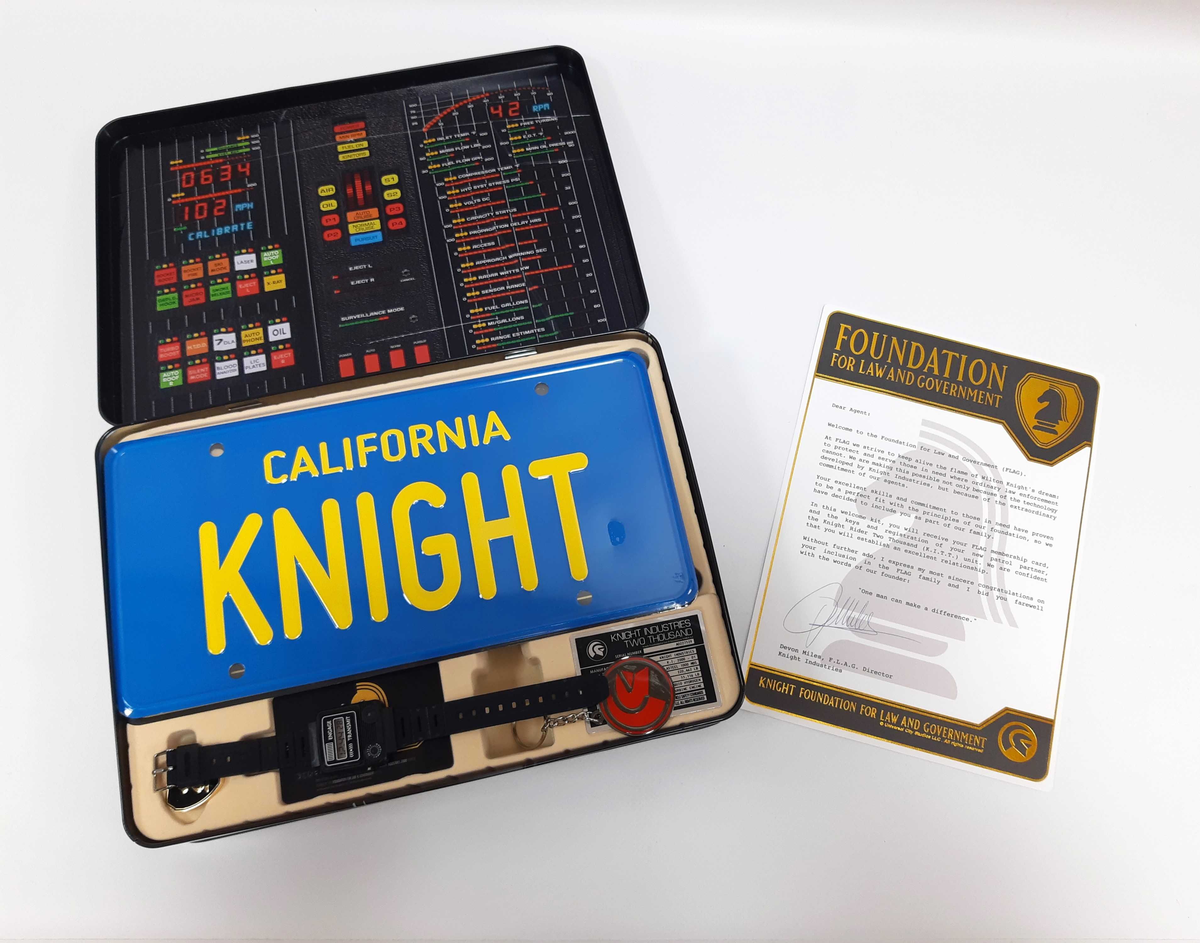 Knight Rider Gift Box F.L.A.G Agent Kit. Film Nieustraszony [M]