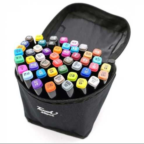 Маркери 36 набір маркерів Touch для скетчингу В чохлі Рисование Набор