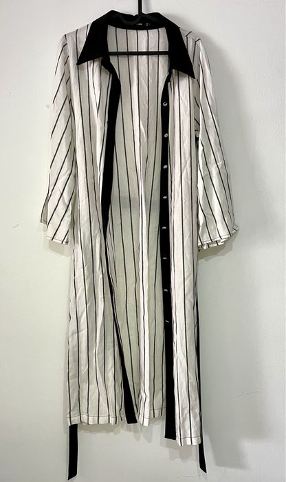 Vestido comprido com riscas (Stévia, tamanho 42)