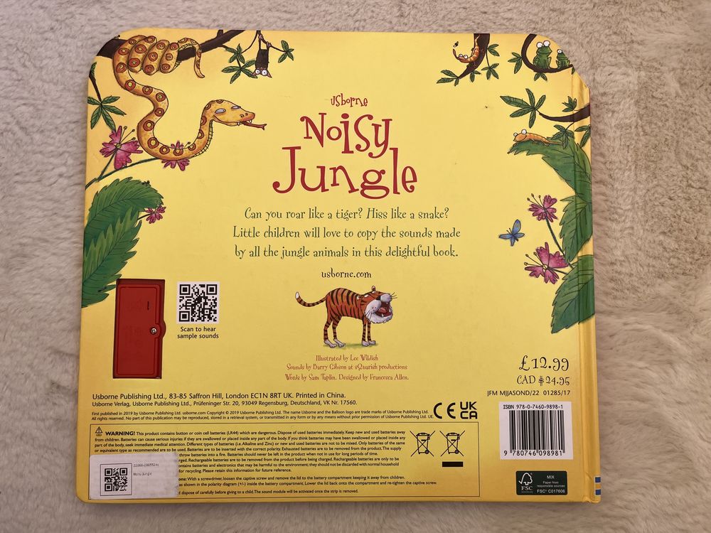 Noisy jungle Usborne