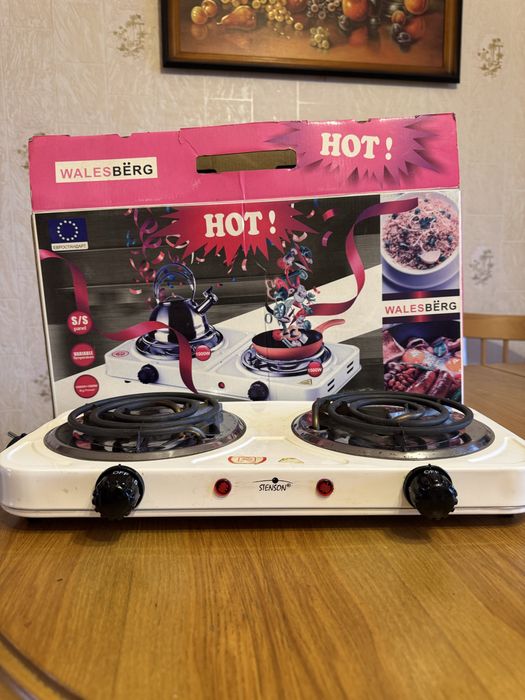 Плита електрична спіральна Walesberg WB-5004