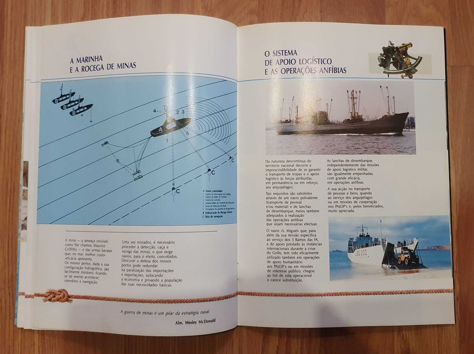 Rara Revista vintage da Marinha Portuguesa, formato A4