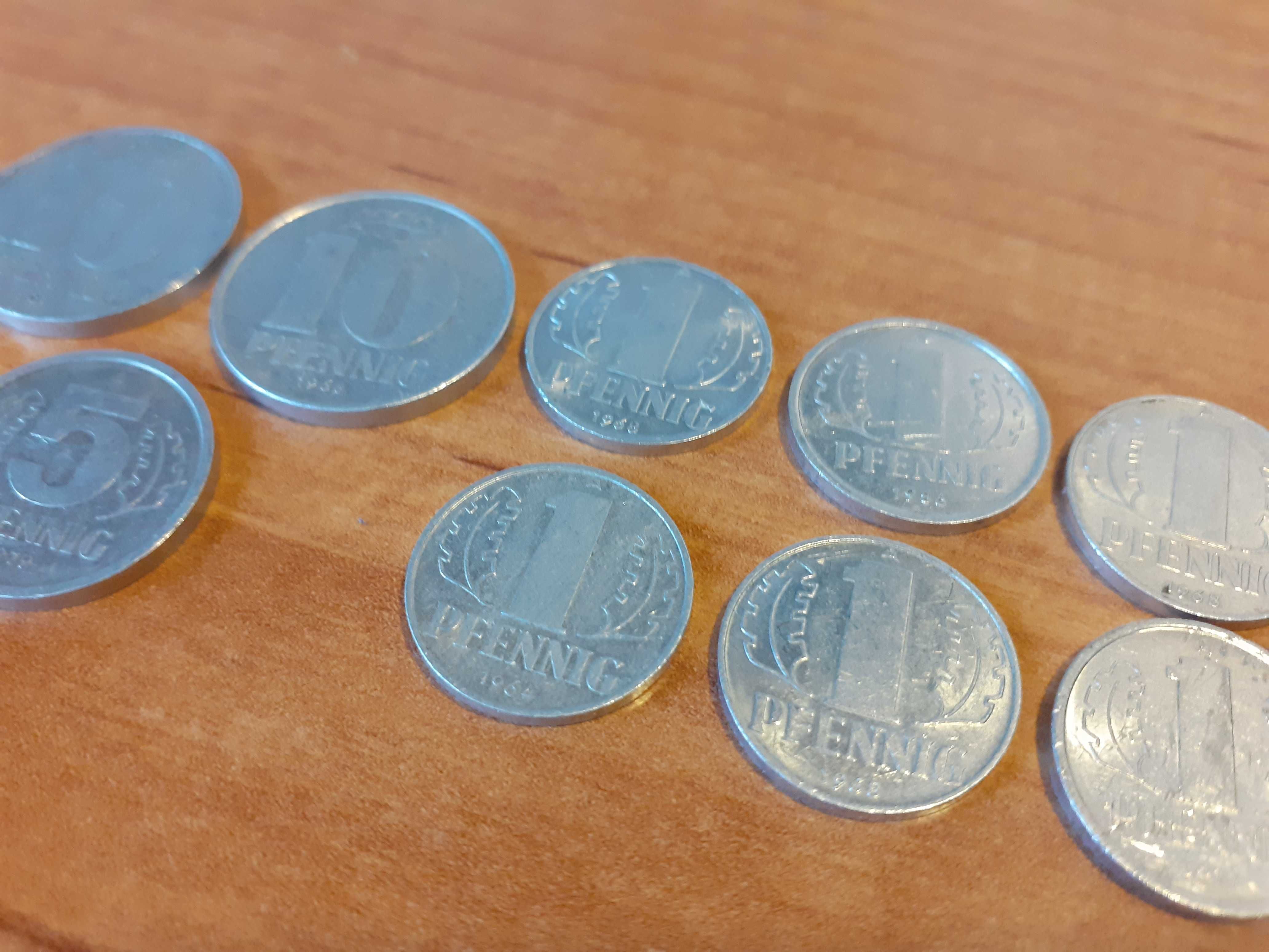 1 5 10 Pfennig DDR Deutsche Demokratische Republik kolekcja PRL