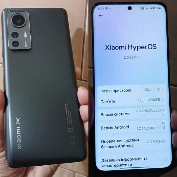 Xiaomi 12  (8/256GB) 2-сім.Флагман.Все робоче.Без вигорань