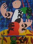 Espectaculares serigrafias em tela de José de Guimarães