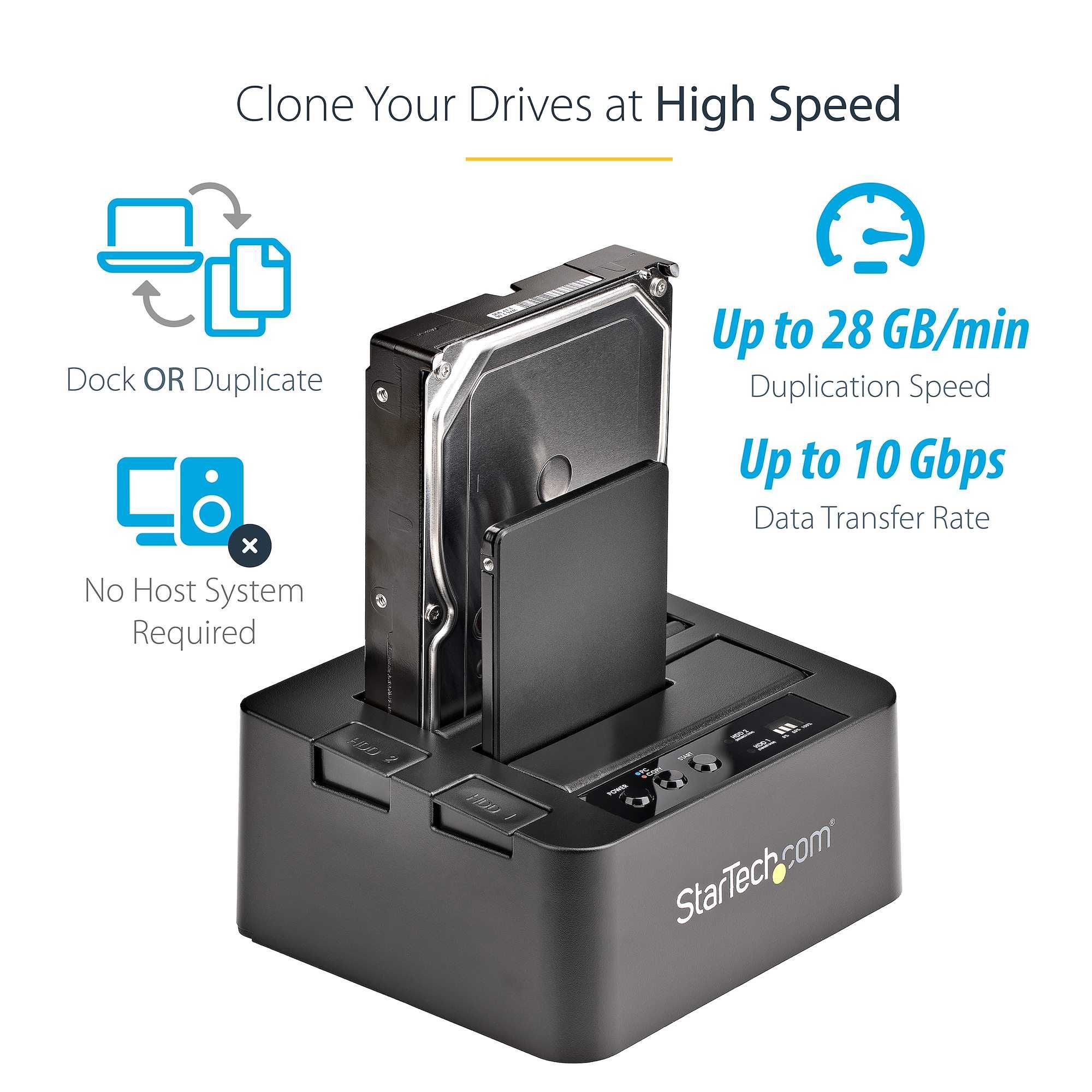 Stacja dokująca Startech SDOCK2U313R Koloner Dysku