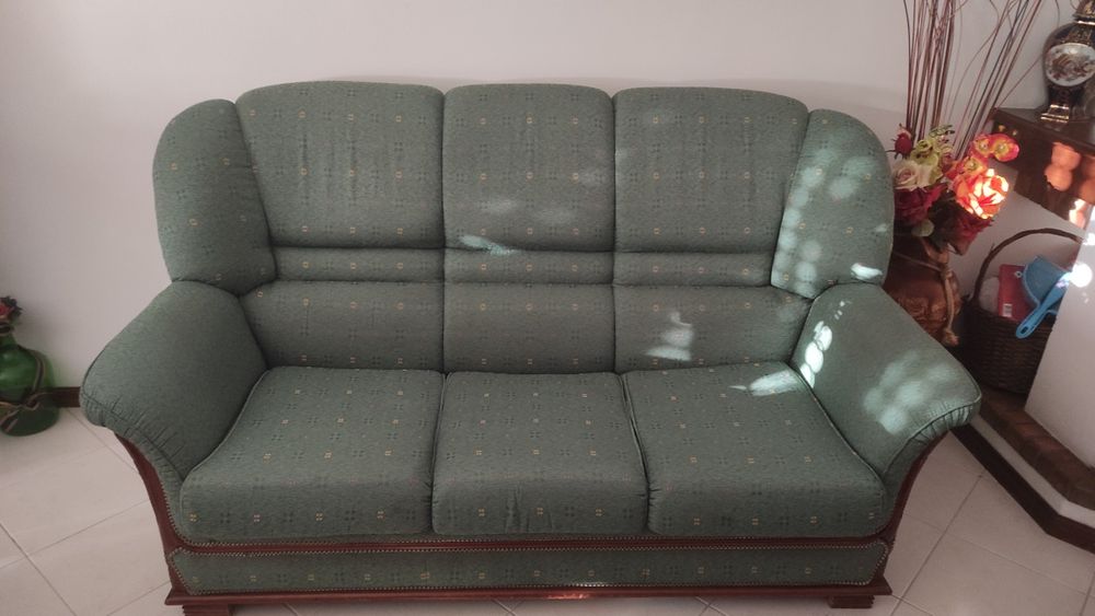 Conjunto de Sofás de Sala de cor Verde