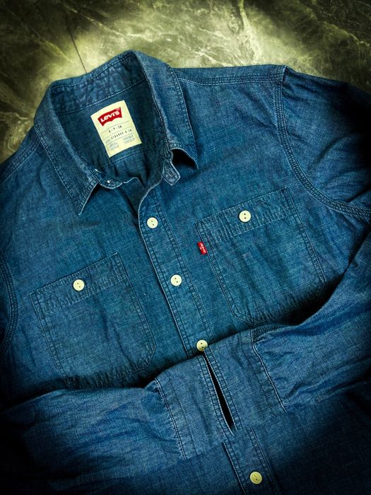Nowa Męska Niebieska Dżinsowa Koszula «Levi’s» Jeans / S