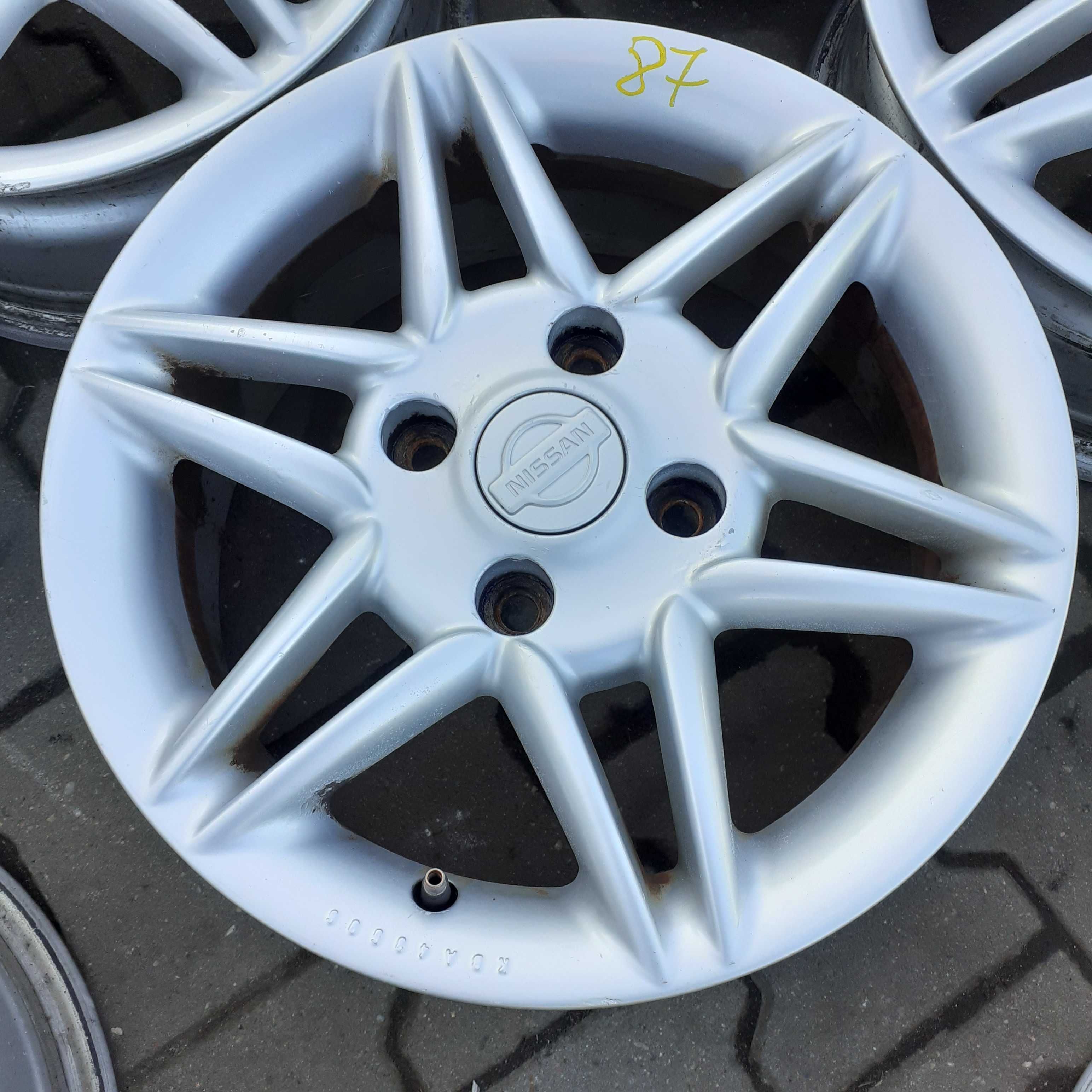 Felgi aluminiowe NISSAN  4x114,3  6Jx15 ET42 Nr 87