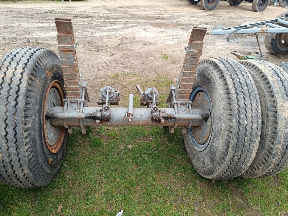 Oś osie przyczepy bss brandys Raba 16.12 10.10 panav kompletne