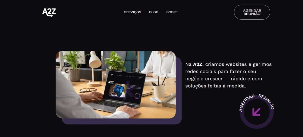 Sites modernos e profissionais para empresas e freelancers — desde 60€