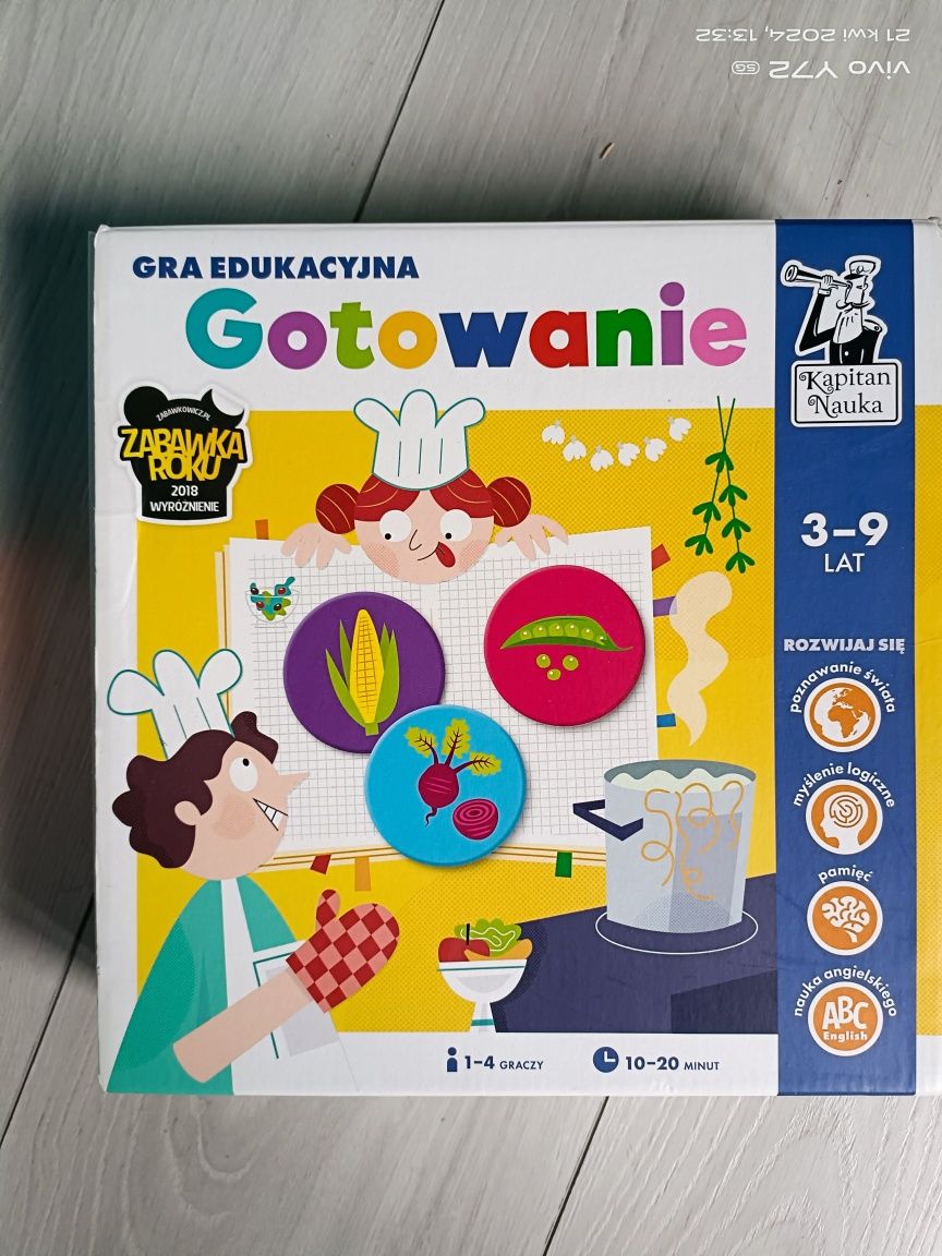 Gra "Gotowanie" Kapitan Nauka