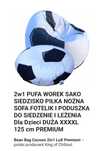 Sprzedam worek sako, pufa XXL 125 cm
