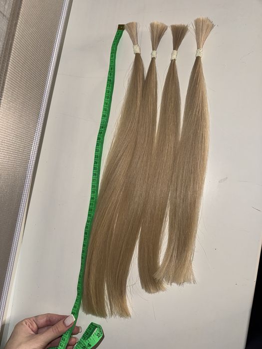 Волосся натуральне б/у зріз для нарощування