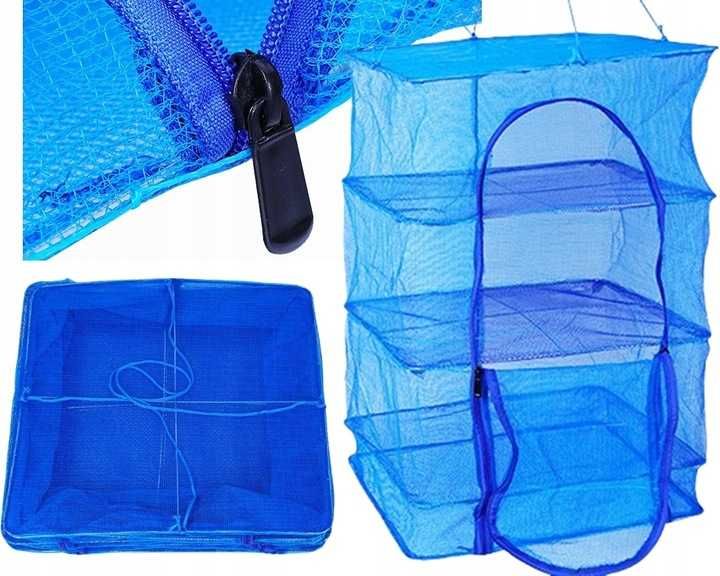 Suszarka Siatkowa Duża Wytrzymała do Grzybów Owoców Ziół Wędkarstwa