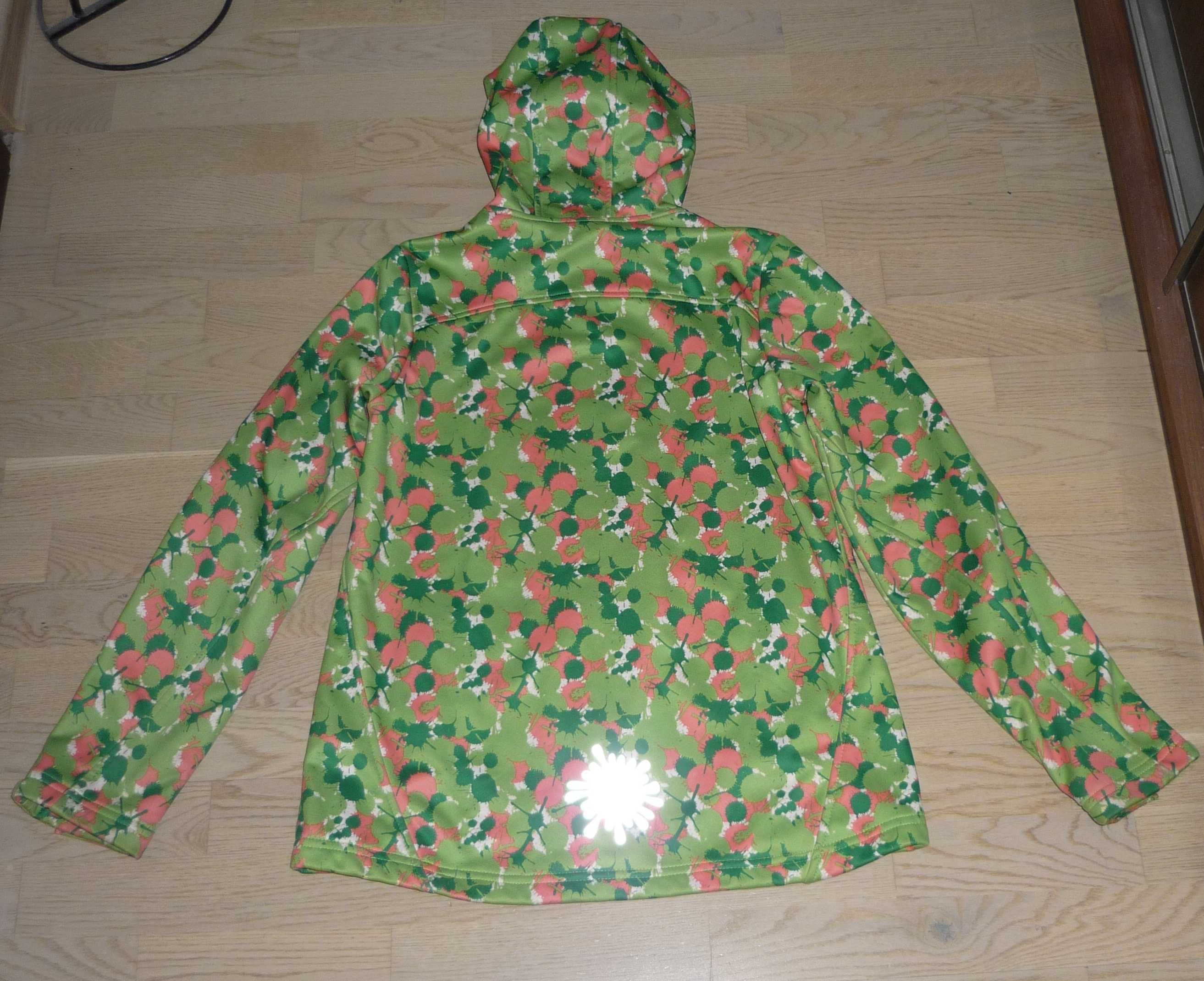 Kurtka z kapturem softshell 12-13 lat Crivit + czapka Bejo Wiosna