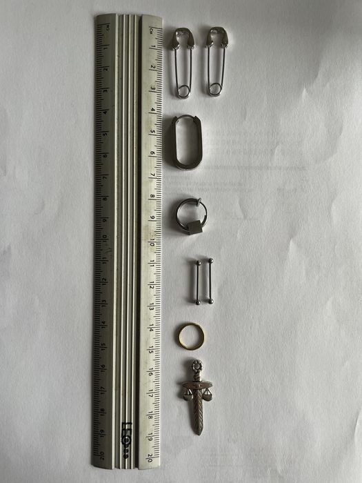 Пирсинг сережки из мед стали