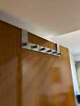 Cabide p/porta/parede, inox 40 cm