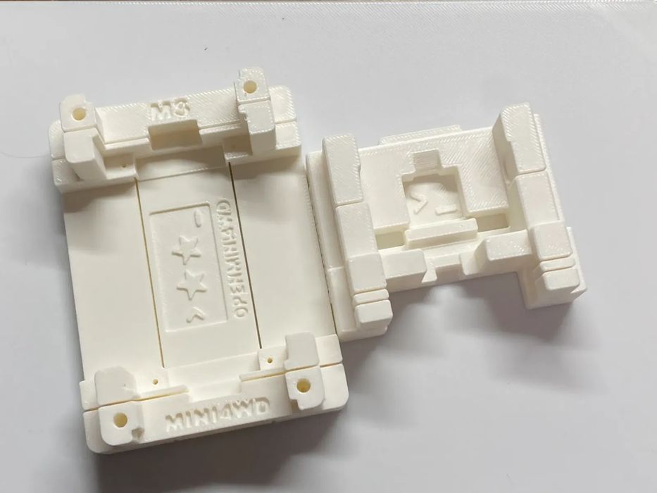Molde Corte Amortecedor Tamiya Mini 4WD MS Chassis