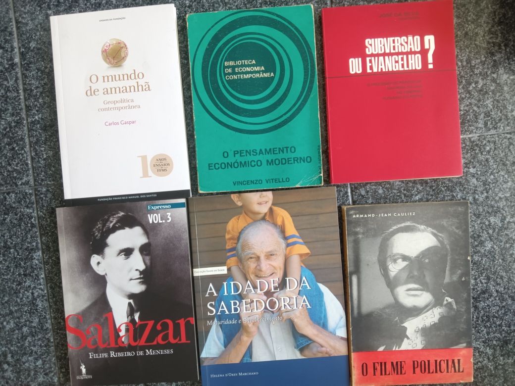 Vários Livros Novos e Usados - 1 euro - 2 livros