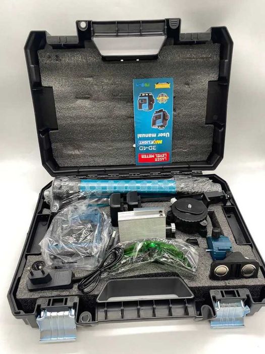 Лазерний рівень BOSCH 12 променів (матовий) / Нівелір Синій промінь