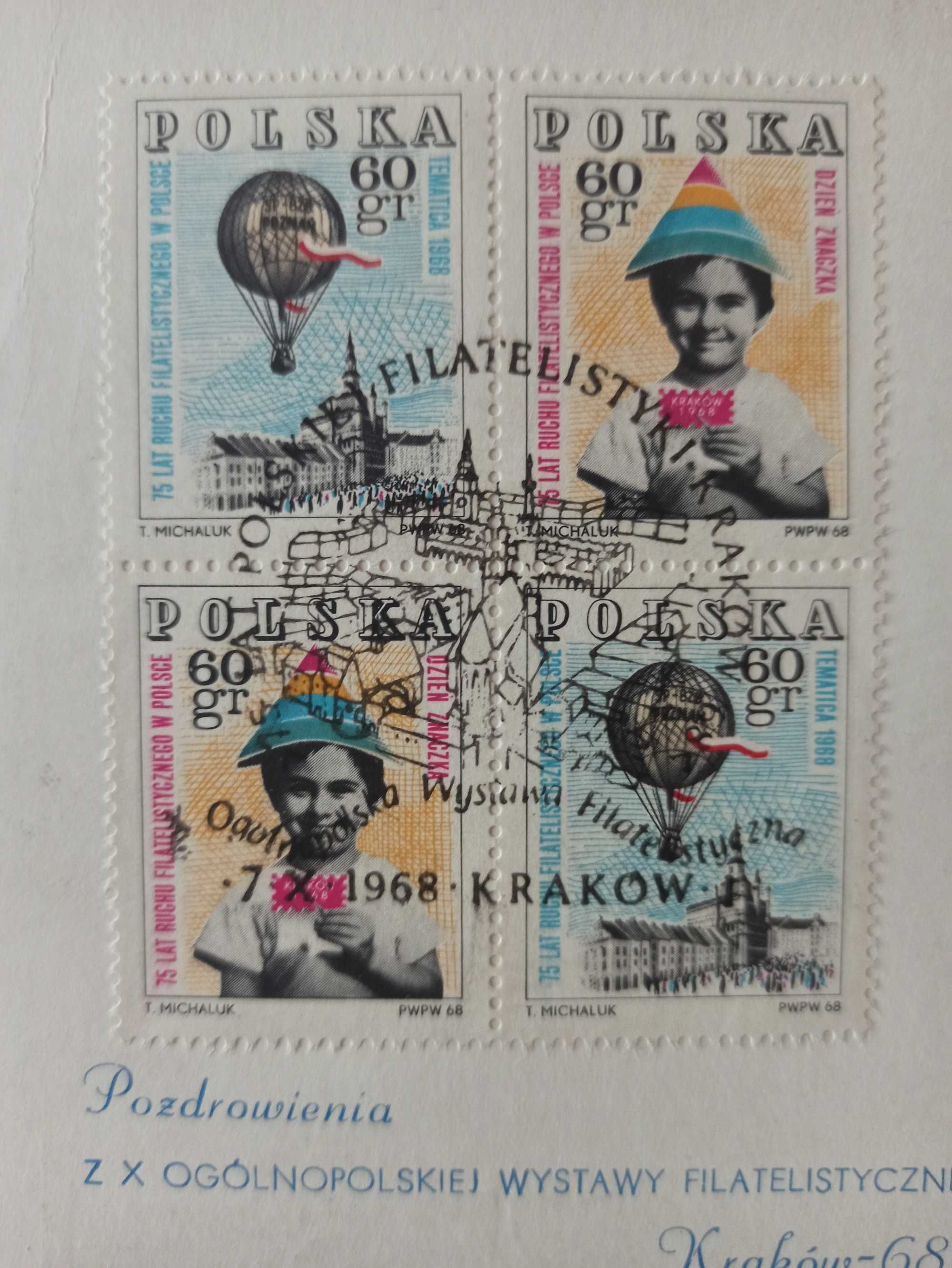 pocztówki 1972 znaczki pocztowe 1982 koperty na listy 1983 29 sztuk