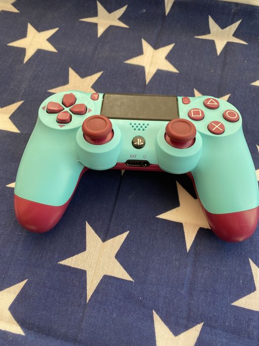 Dualshock 4, джойстик, геймпад для playstation 4 ягідний