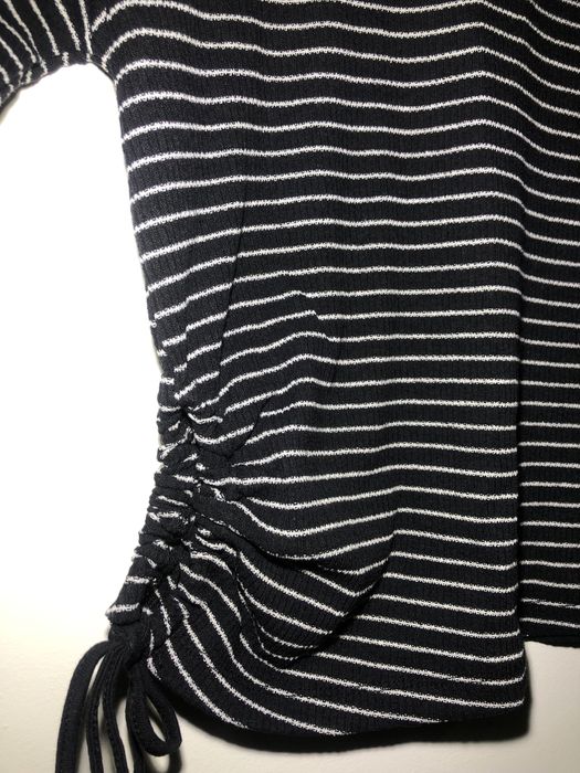 Top justo ás riscas Mango