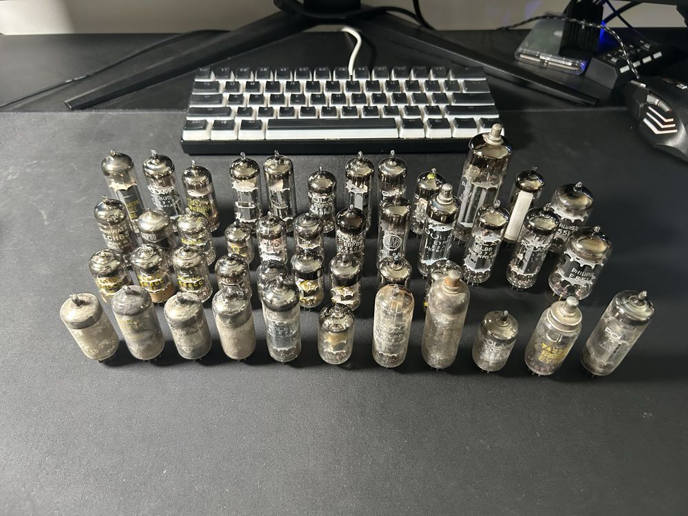 Lampy elektronowe: audio, E88CC, E55L, POLAMP, TESLA, TELEFUNKEN