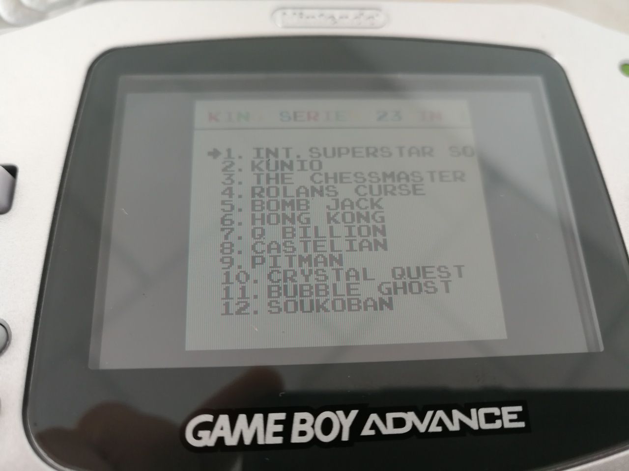 Game Boy color King Series 23 in 1 (jogos descritos nas fotos)