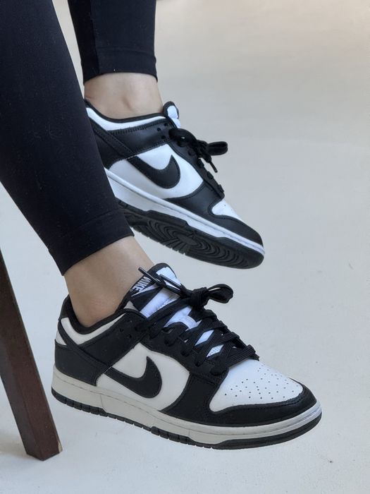 Оригинал Nike Dunk Low Retro ‘Pandaʼ (DD1391 100) кожание данки панда