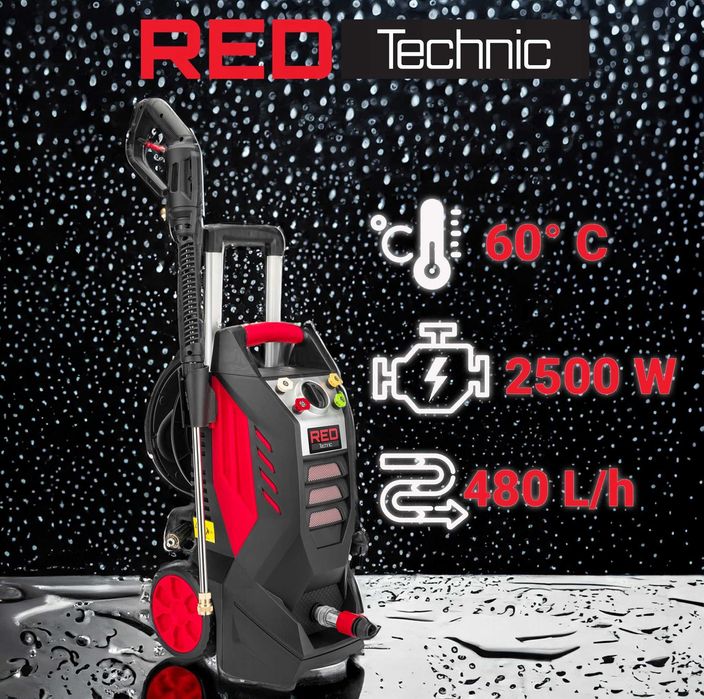 Myjka ciśnieniowa 300 bar moc 2500w turbo lanca aluminiowa pompa