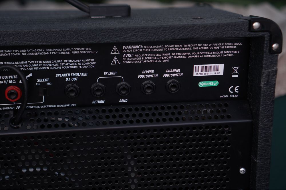 Marshall DSL401 40Wat JCM2000 combo lampowe