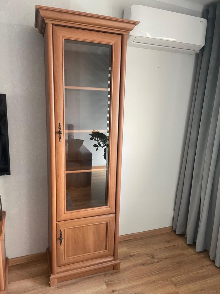Witryna Kent 71 cm z 2 drzwiami prawa kasztan