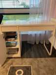 biurko z szafką 105x75x50 - BIAŁY - IKEA MICKE