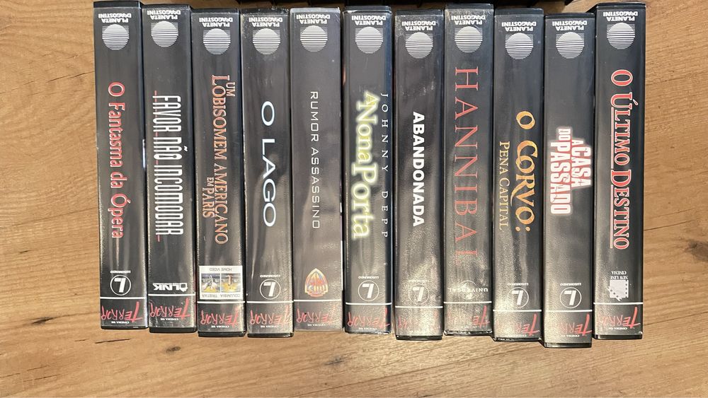 Colecção de filmes de terror em VHS - actualizado