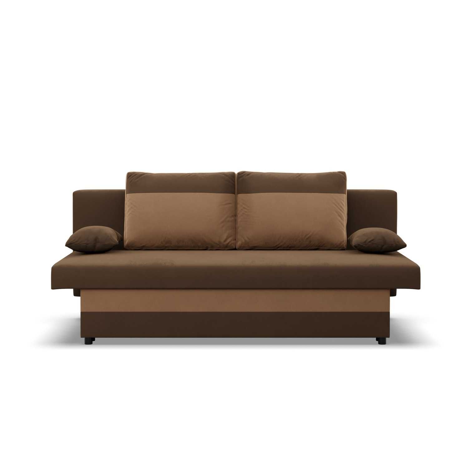 Kanapa z Funkcją Spania Sofa Rozkładana do Salonu Pokoju Pojemnik Nola