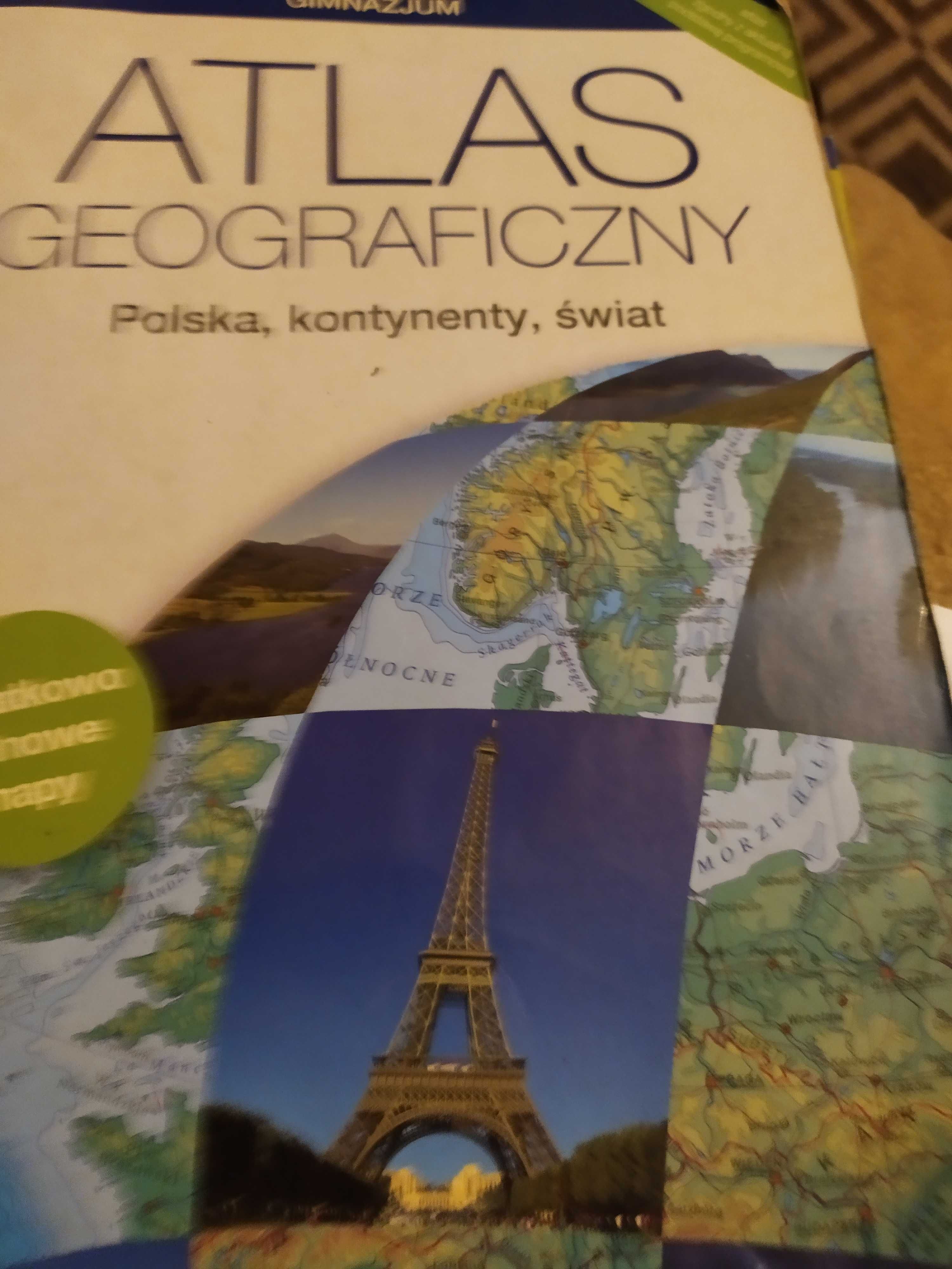 Atlas geograficzny Polska , Kontynenty, świat