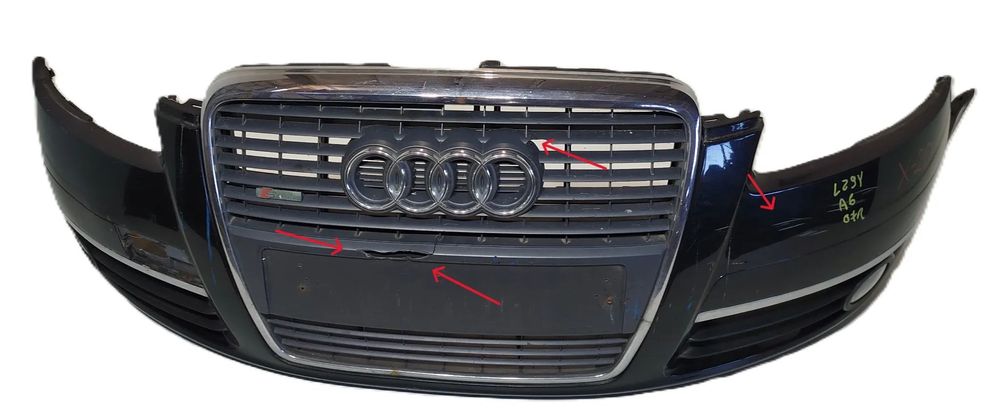 ZDERZAK PRZEDNI PRZÓD AUDI A6 C6 04-11 LZ9Y