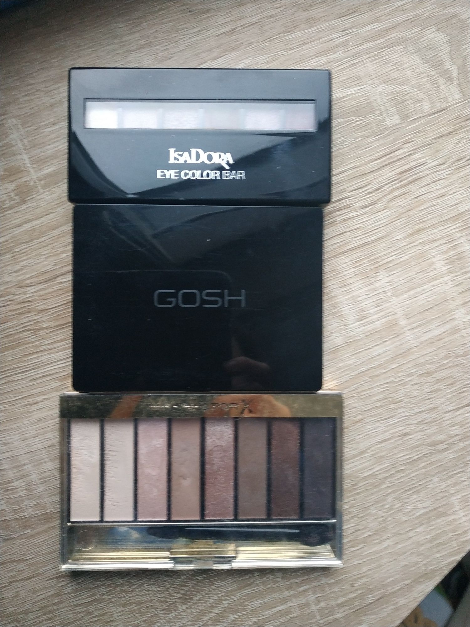 Zestaw paletek cieni  Gosh,  MaxFactor, IsaDora