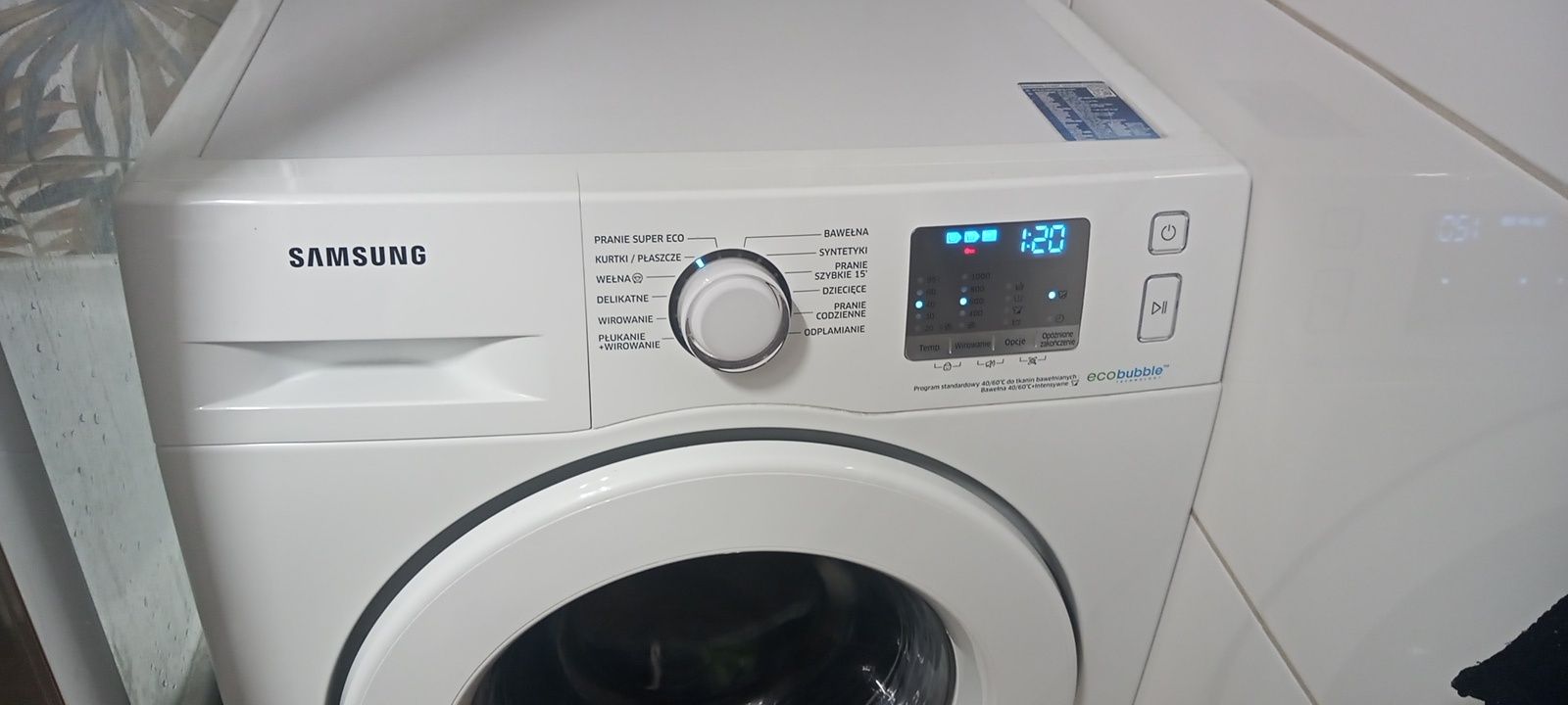Pralka 6kg Samsung eco bubble