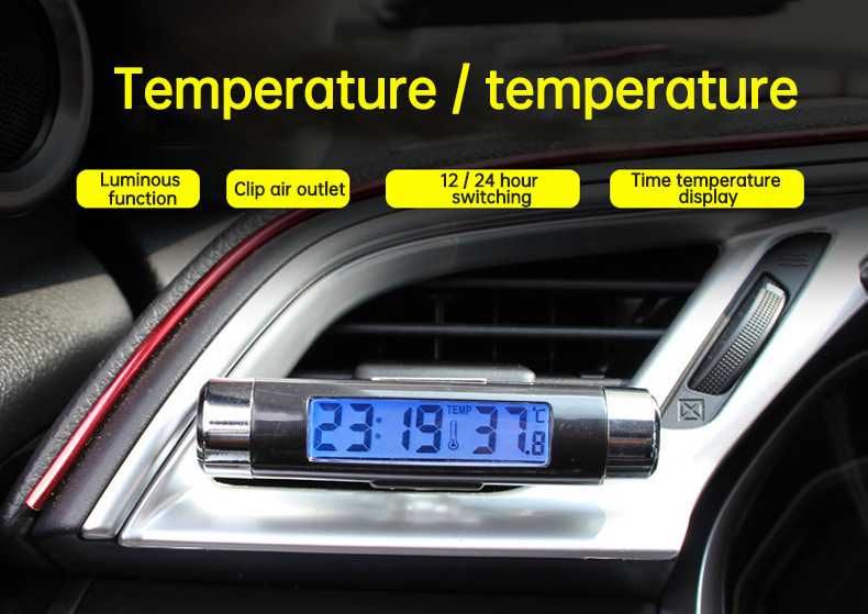 Термометр  модельный с LED подсветкой для авто